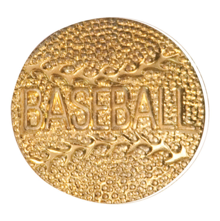 Baseball Lapel Pin - Custom Laser Engraved