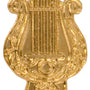 Music Lyre Lapel Pin - Custom Laser Engraved