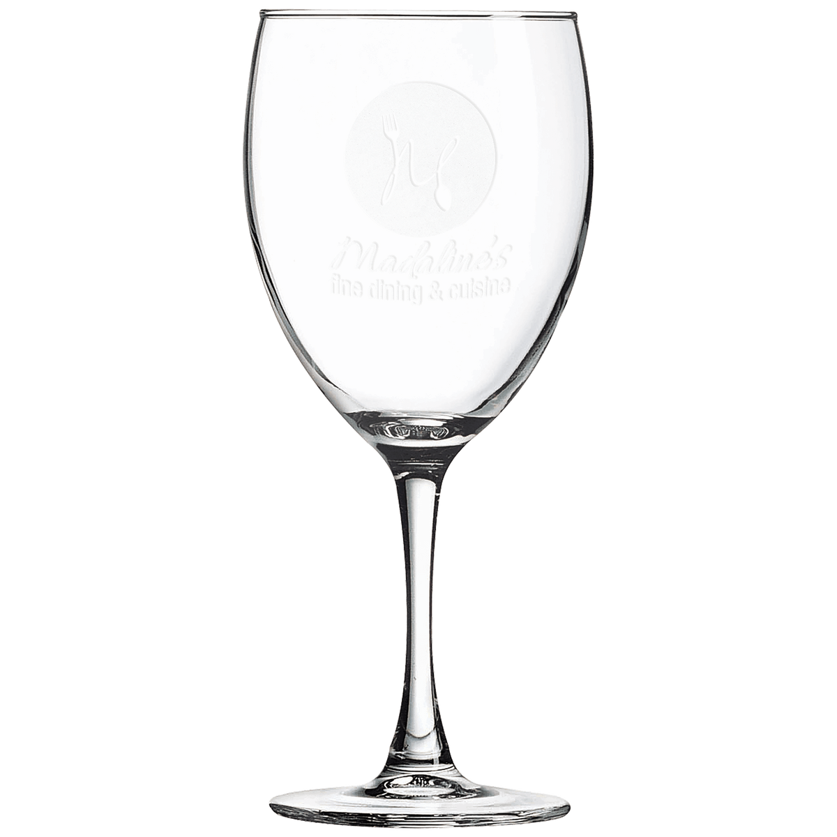 10.5 Oz Wine Glass - Laser Engraved Drinkware