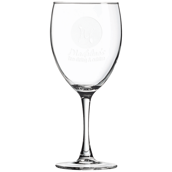 10.5 Oz Wine Glass - Laser Engraved Drinkware