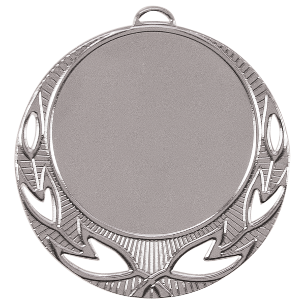 Open Wreath Insert Holder Medal - Custom Engraved Award