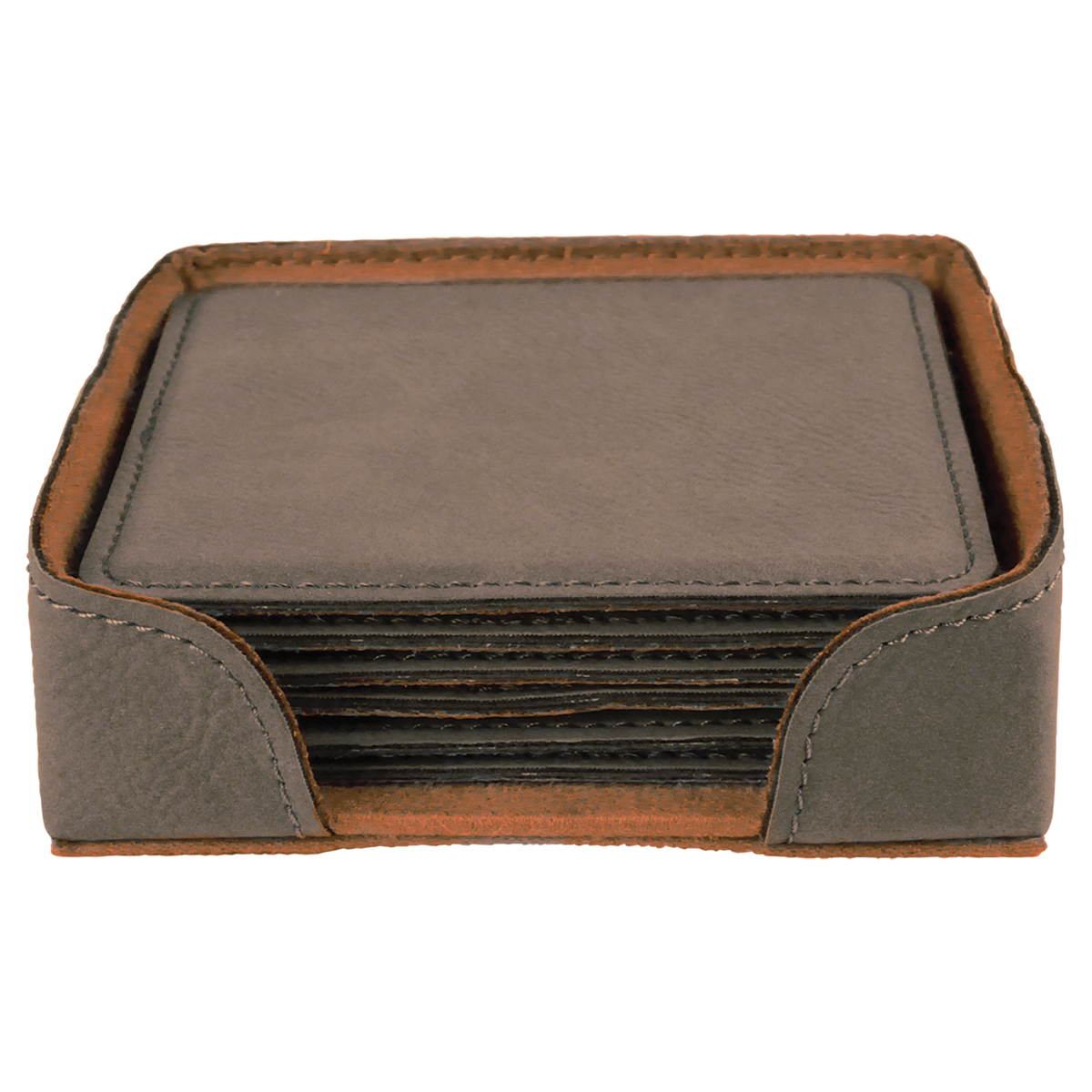 Square 6 Coaster Set - Laser Engraved Drinkware