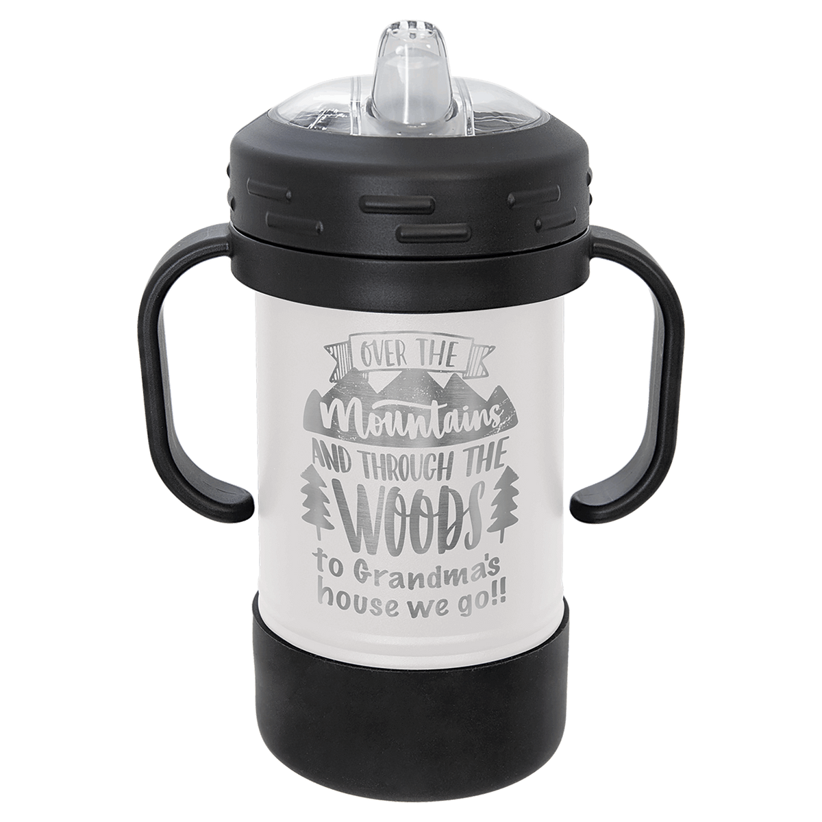 10 oz Sippy Cup Tumbler - Laser Engraved Drinkware