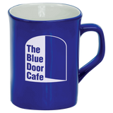 10 Oz Ceramic Rounded Corner Mug - Laser Engraved Ceramic