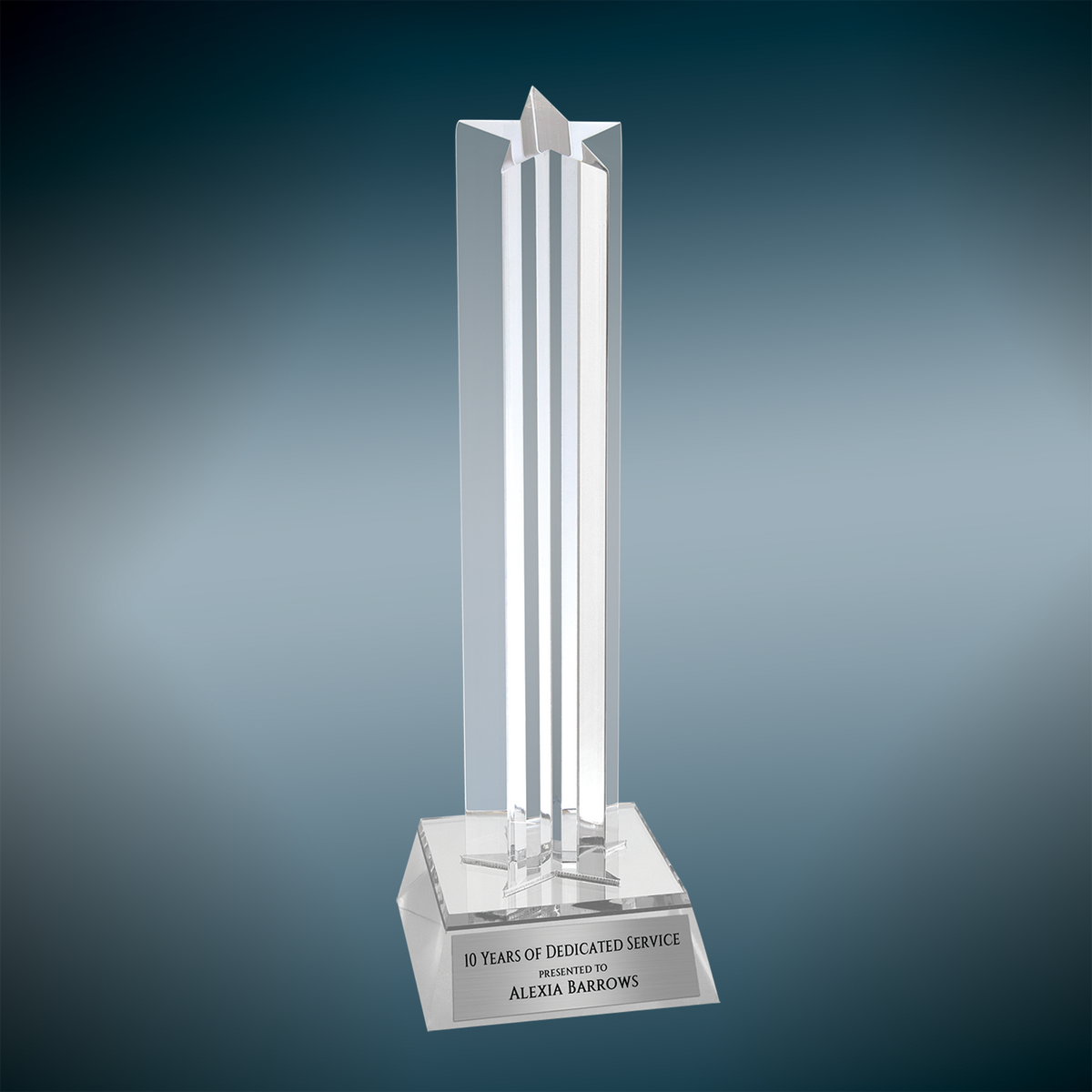 Star Column Acrylic - Custom Engraved Award