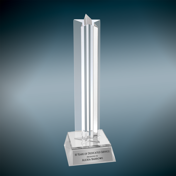 Star Column Acrylic - Custom Engraved Award