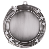 Swirling Star Insert Holder Medal - Custom Engraved Award