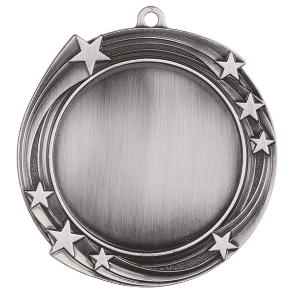 Swirling Star Insert Holder Medal - Custom Engraved Award