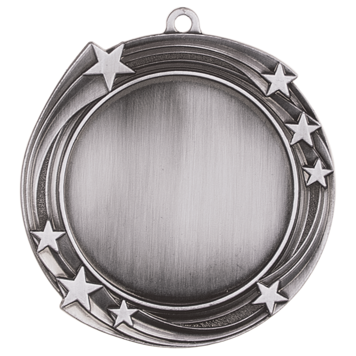 Swirling Star Insert Holder Medal - Custom Engraved Award
