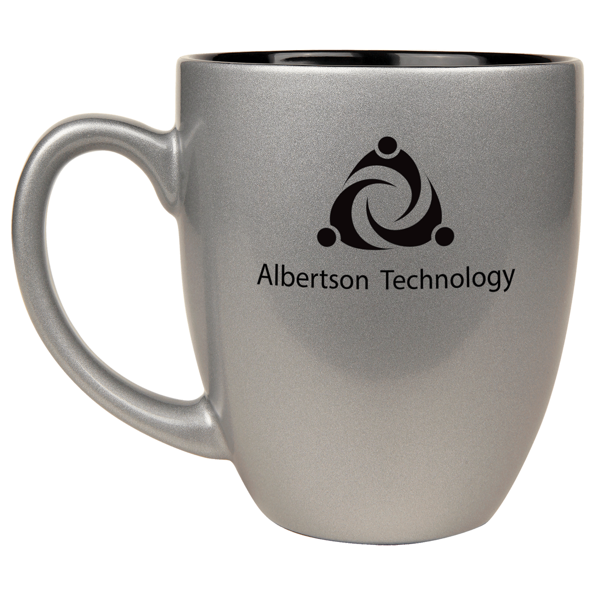 16 Oz Ceramic Bistro Mug - Laser Engraved Ceramic