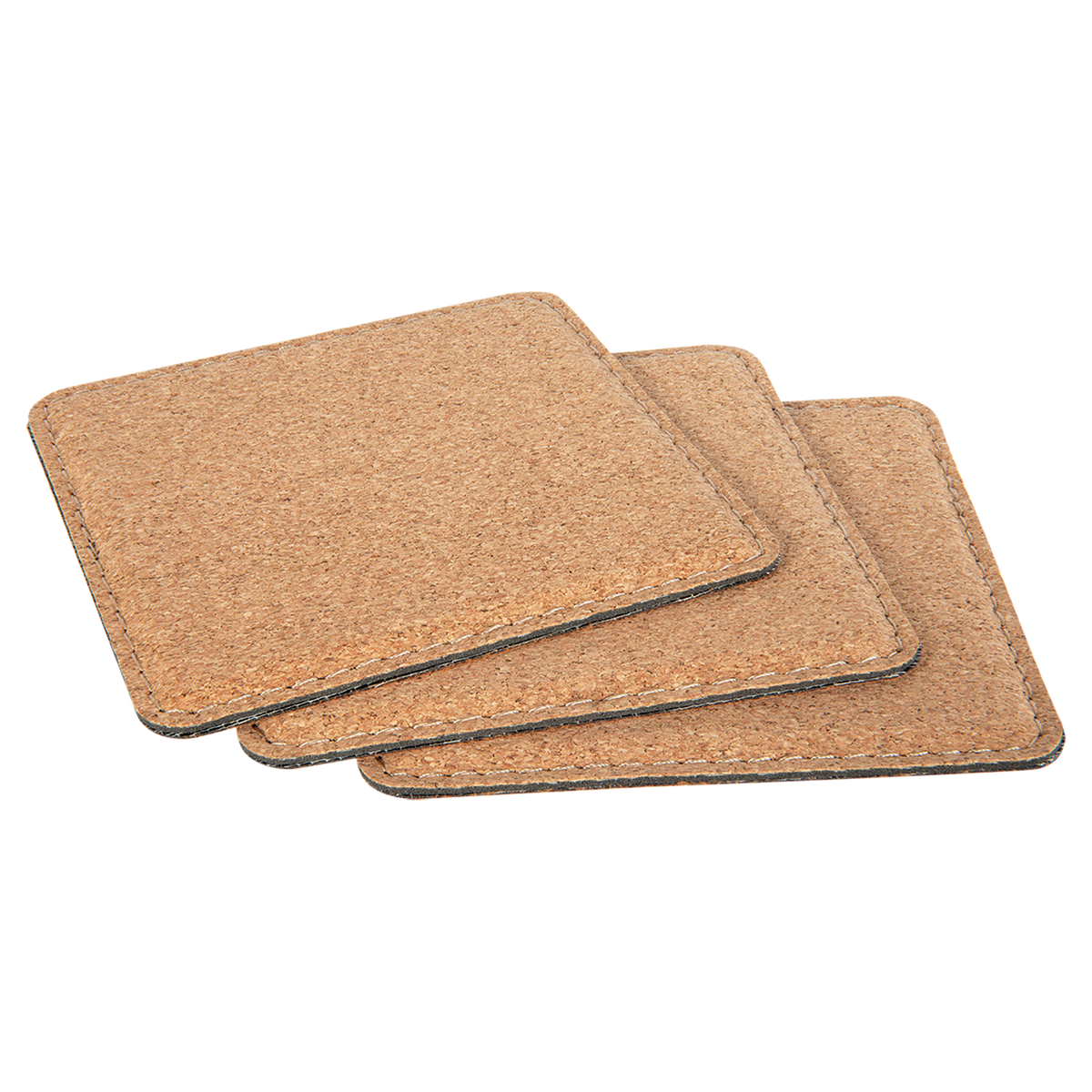 Cork Square Coaster - Laser Engraved Drinkware