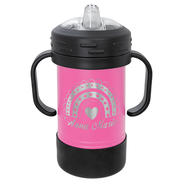 10 oz Sippy Cup Tumbler - Laser Engraved Drinkware