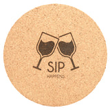 Cork Coaster - Laser Engraved Drinkware