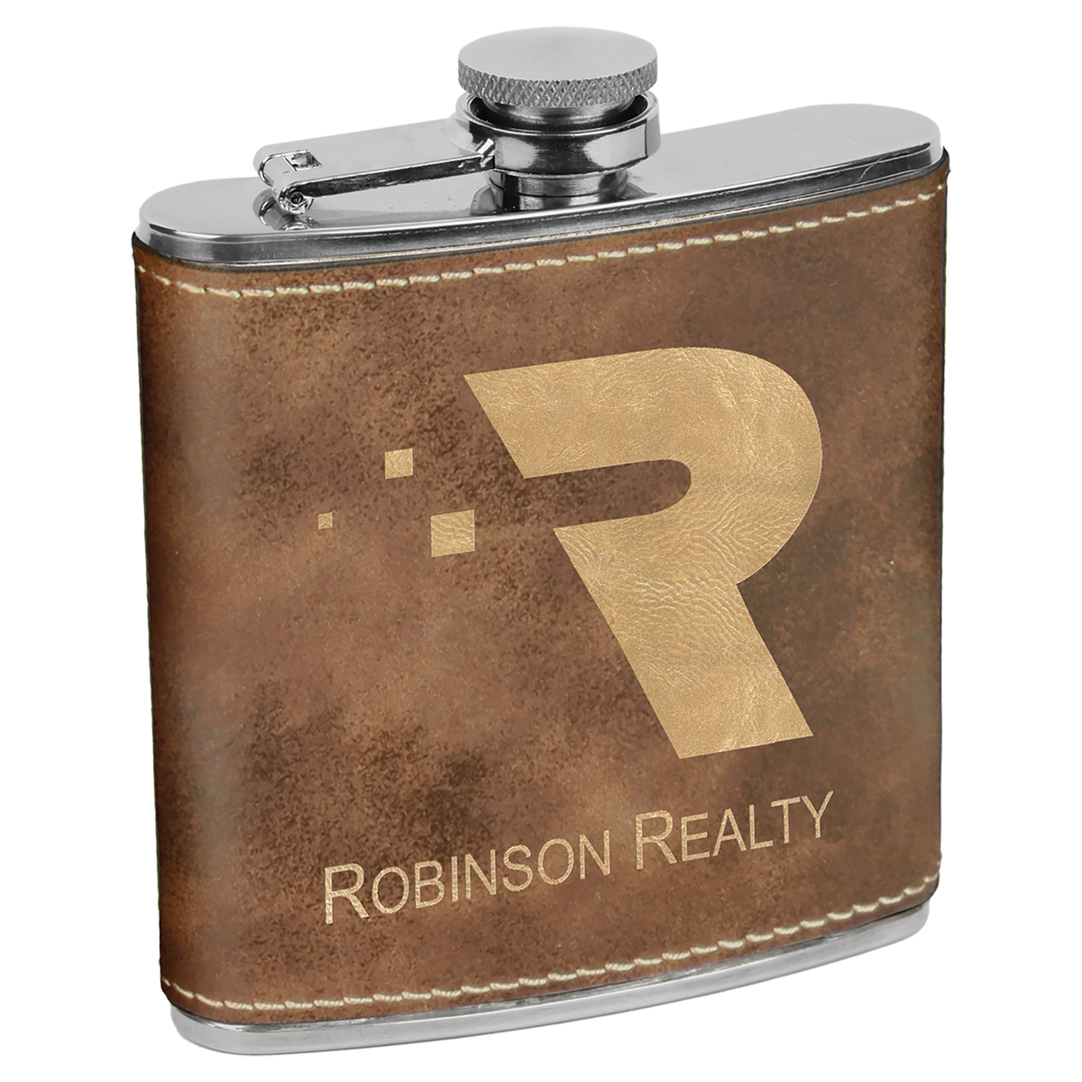 6 Oz Flask - Laser Engraved Drinkware