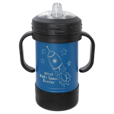 10 oz Sippy Cup Tumbler - Laser Engraved Drinkware