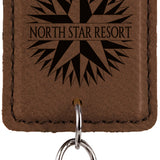 Rectangle Bottle Opener Keychain - Laser Engraved Drinkware