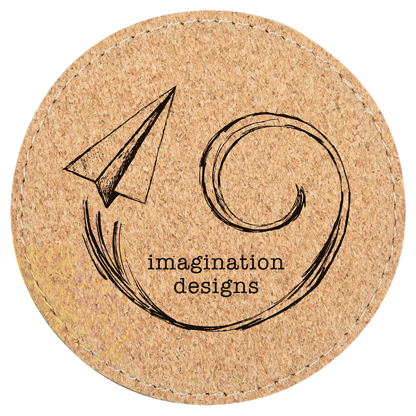 Cork Round Coaster - Laser Engraved Drinkware