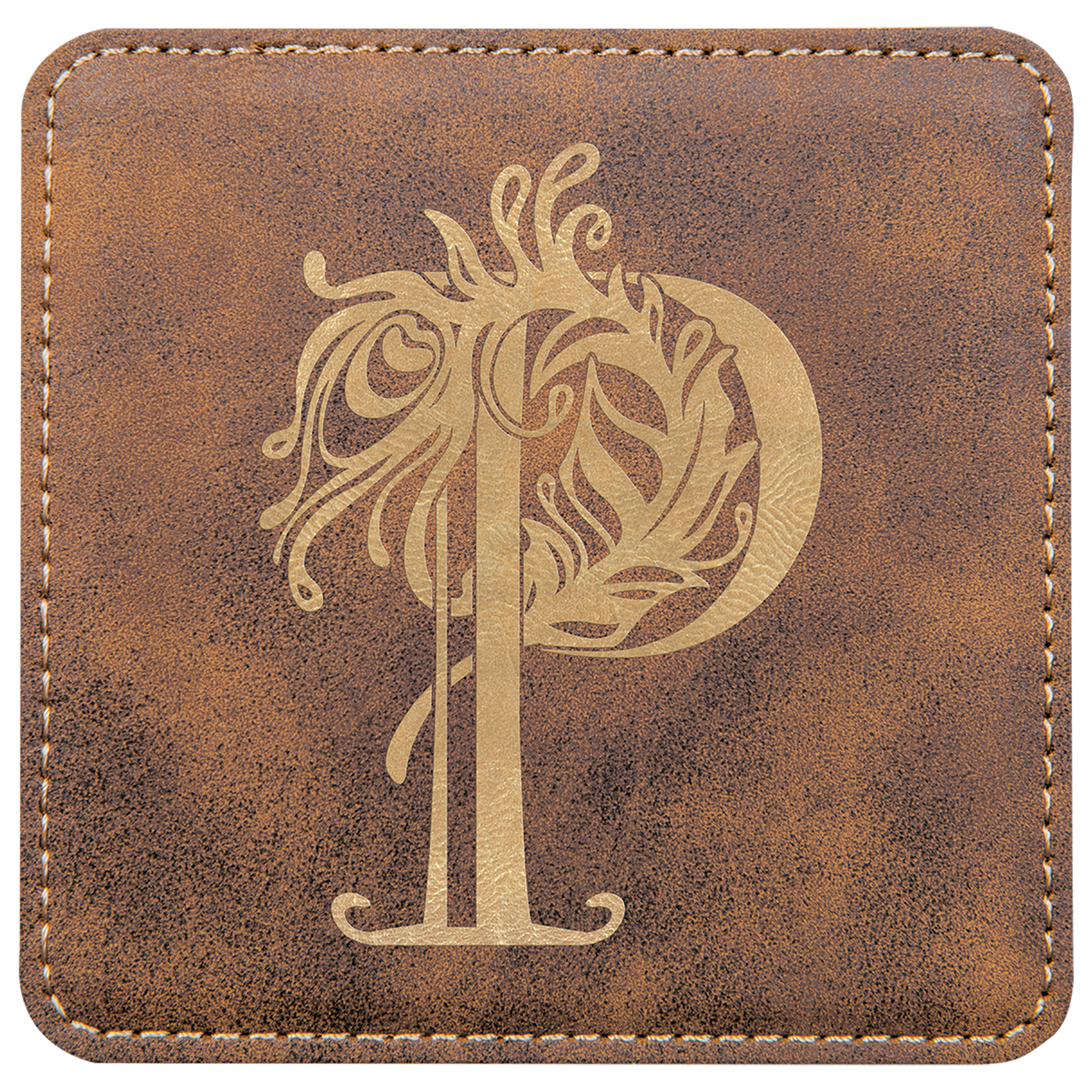 Square Single Coaster - Laser Engraved Drinkware