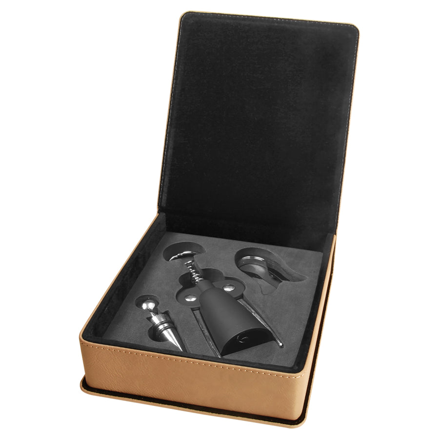 3 Piece Wine Tool Set - Laser Engraved Drinkware