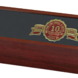 Rosewood Finish Wine Box Customized Lid & Lining - Laser Engraved Drinkware