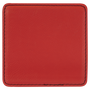 Red Square Coaster - Laser Engraved Drinkware