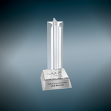 Star Column Acrylic - Custom Engraved Award