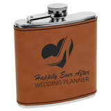 6 Oz Flask - Laser Engraved Drinkware