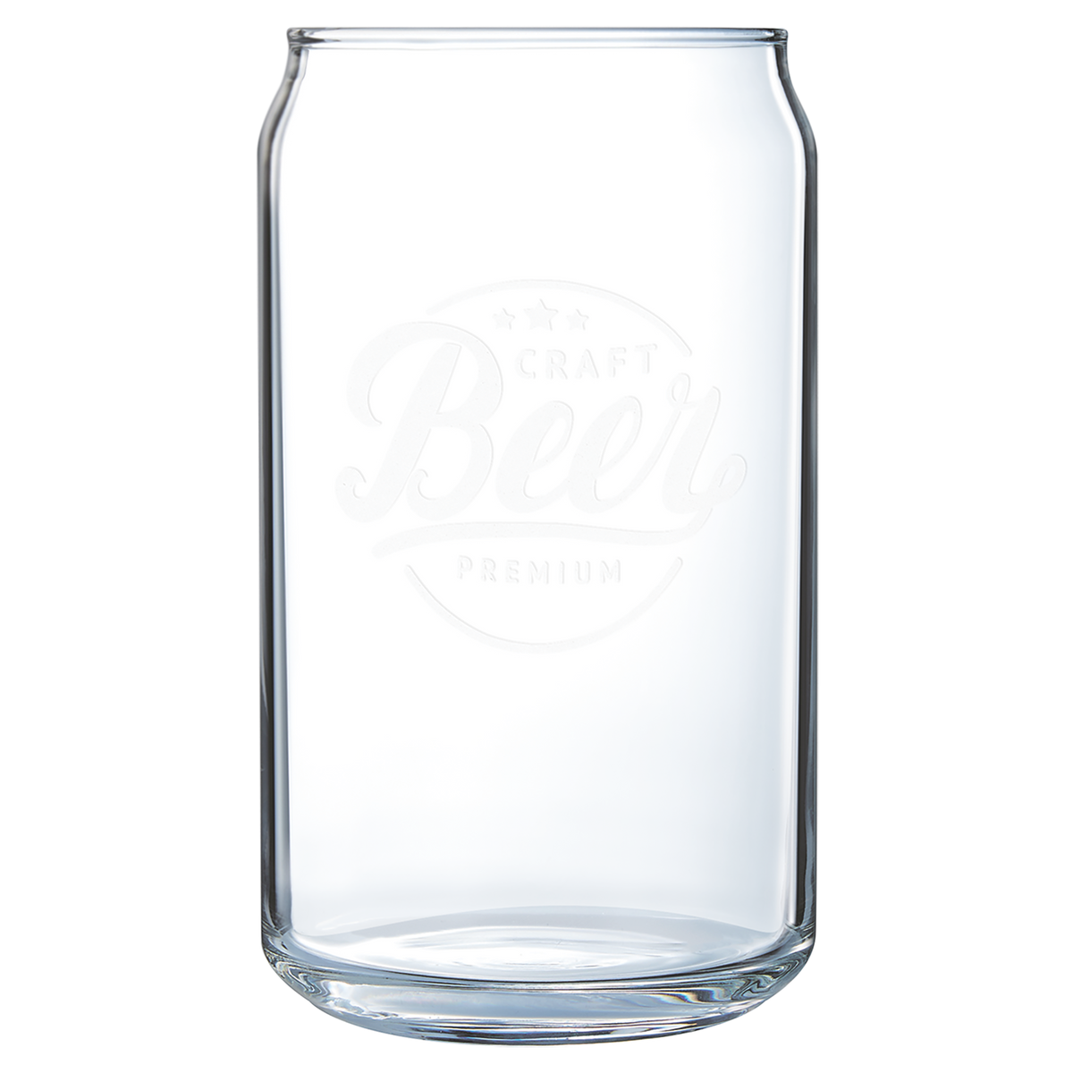 16 Oz Can Glass - Laser Engraved Drinkware