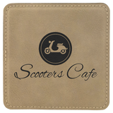 Square Single Coaster - Laser Engraved Drinkware