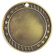 12 Star Insert Holder Medal - Custom Engraved Award