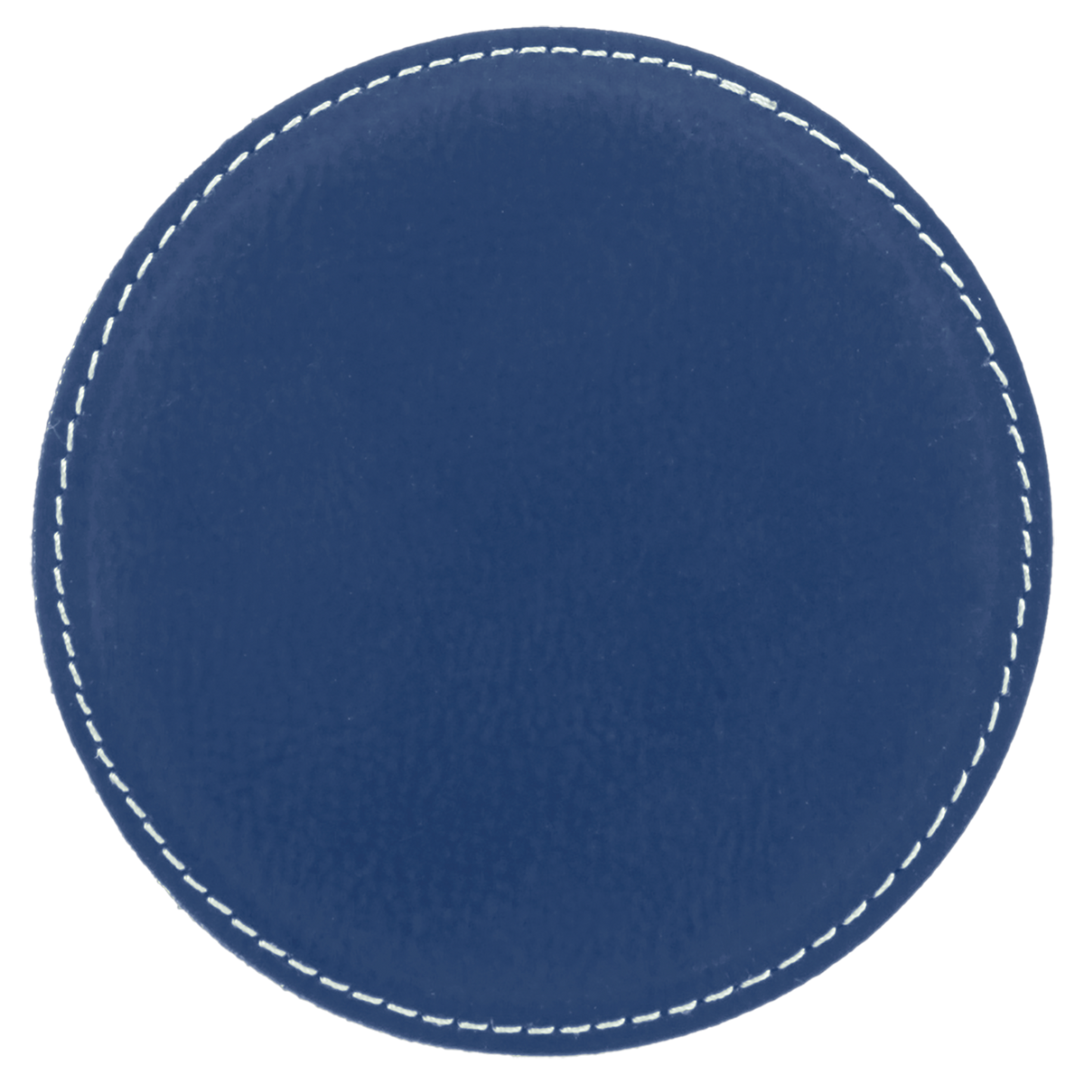 Round Leatherette Coaster (Single) - Laser Engraved Drinkware