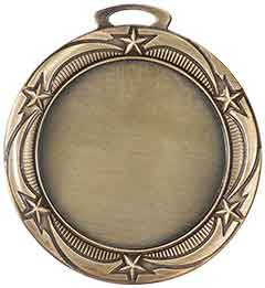 Star Insert Holder Medal - Custom Engraved Award