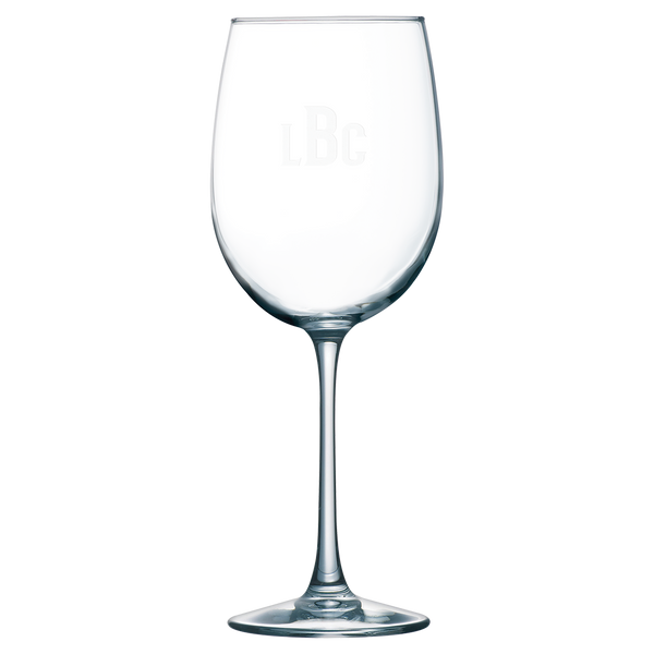 19 Oz Red Wine Glass - Laser Engraved Drinkware