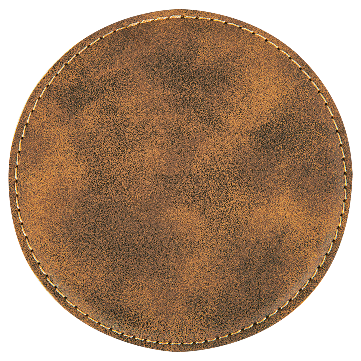 Round Leatherette Coaster (Single) - Laser Engraved Drinkware