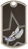 Star Dog Tag - Custom Laser Engraved