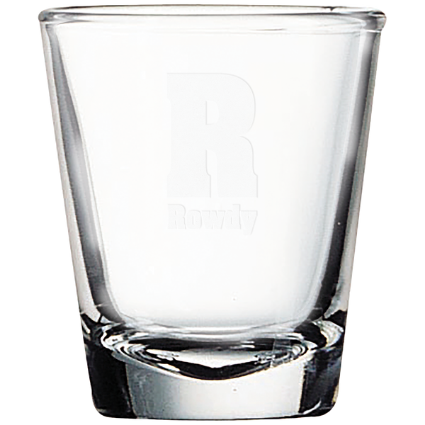 2 Oz Shot Glass - Laser Engraved Drinkware