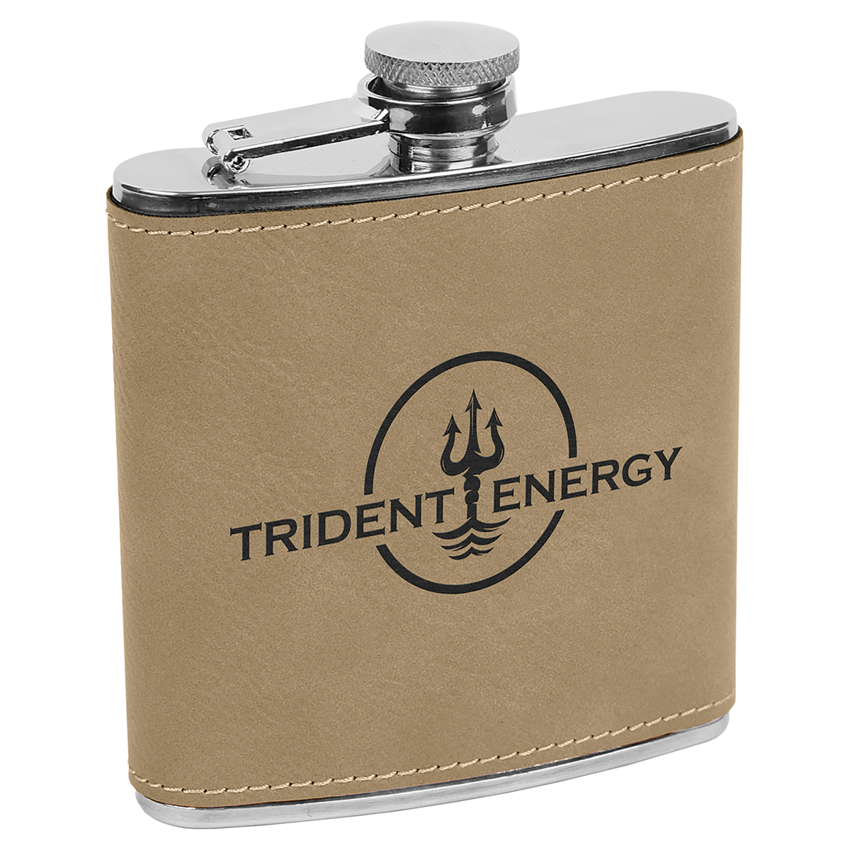 6 Oz Flask - Laser Engraved Drinkware