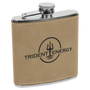 6 Oz Flask - Laser Engraved Drinkware