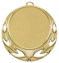Open Wreath Insert Holder Medal - Custom Engraved Award
