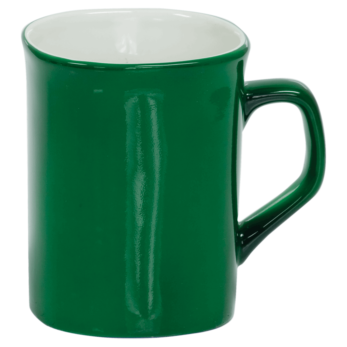 10 Oz Ceramic Rounded Corner Mug - Laser Engraved Ceramic