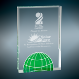 Globe Acrylic - Custom Engraved Award