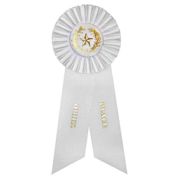 Rosette Ribbon - Custom Laser Engraved