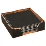Square 6 Coaster Set - Laser Engraved Drinkware