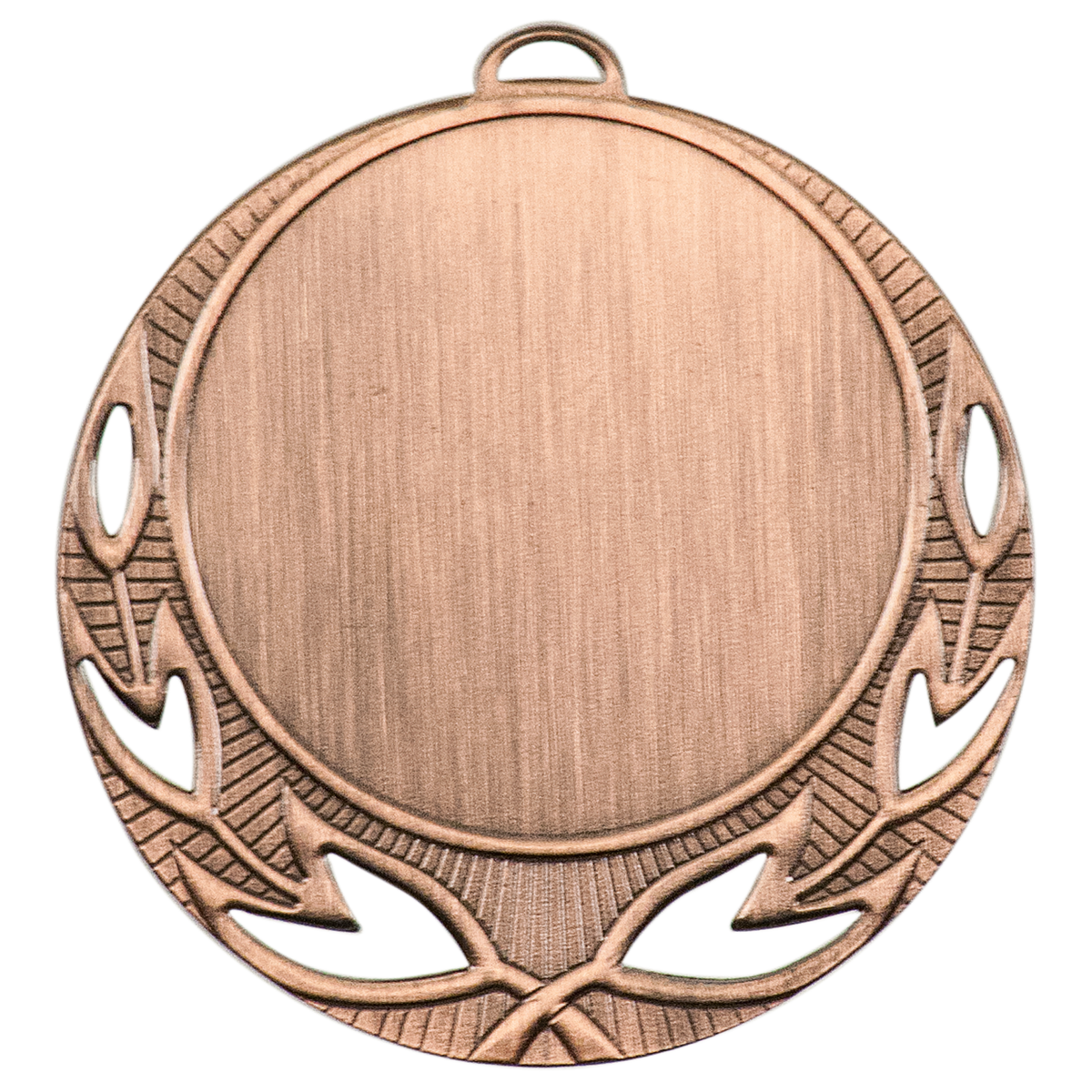 Open Wreath Insert Holder Medal - Custom Engraved Award