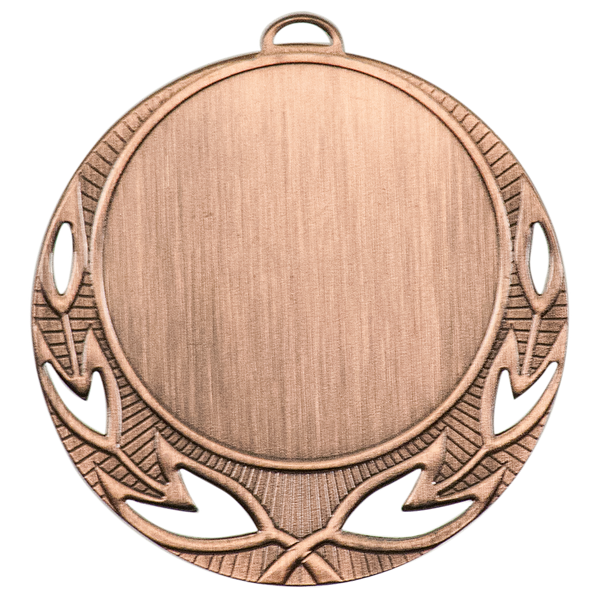 Open Wreath Insert Holder Medal - Custom Engraved Award
