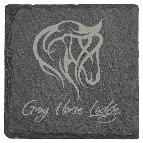 Slate Coaster Foam Pads - Laser Engraved Drinkware
