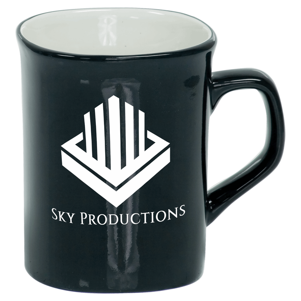 10 Oz Ceramic Rounded Corner Mug - Laser Engraved Ceramic