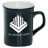 10 Oz Ceramic Rounded Corner Mug - Laser Engraved Ceramic