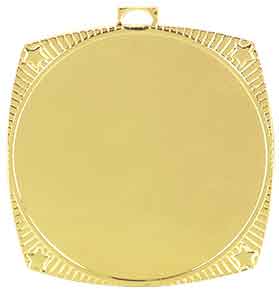 Square Star Insert Holder Medal - Custom Engraved Award