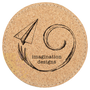 Cork Round Coaster - Laser Engraved Drinkware